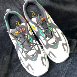 Size 11 Nike’s, White, Black Yellow snd Green